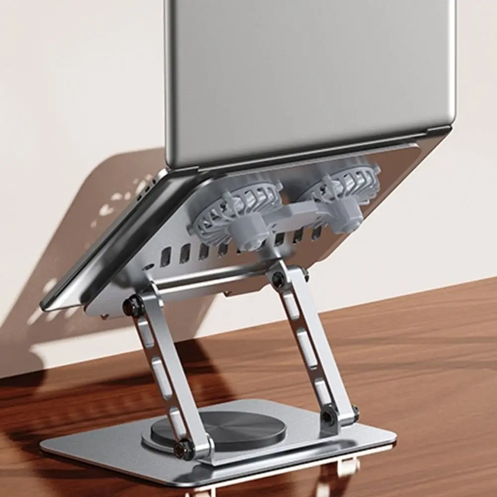 360 °   Вращающийся охлаждающий вентилятор, кронштейн для ноутбука, складной охладитель для ноутбука с рассеиванием тепла, подставка, портативная регулируемая подставка