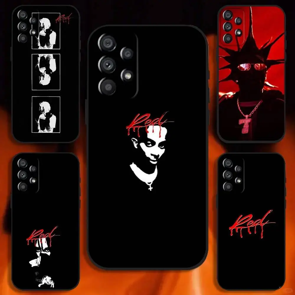 

Rapper Playboi Carti Whole Lotta Red Phone Case For Samsung Galaxy A20,A21s,A22,A31,A32,A52,A53,A72,73,A80 Soft Black Cover