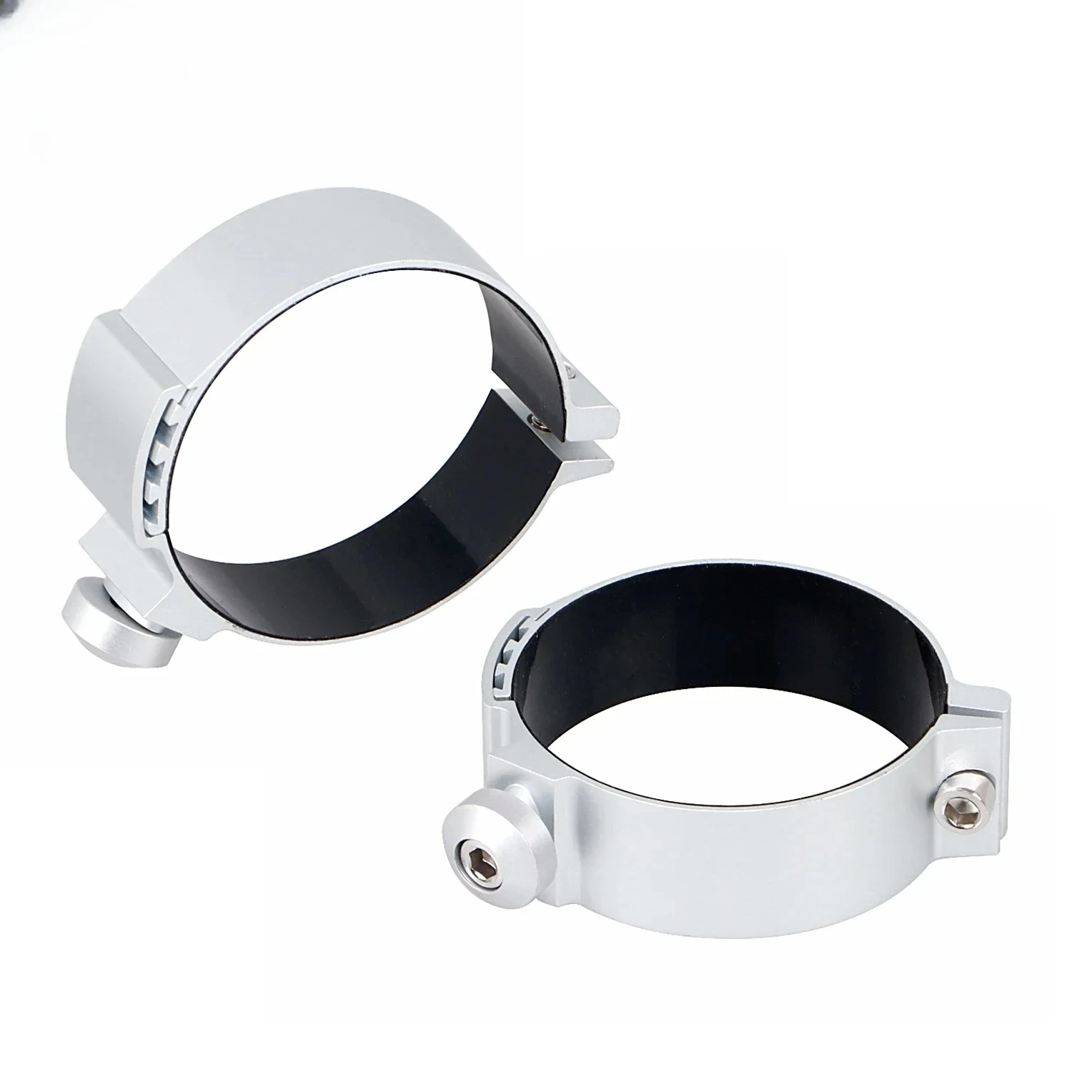 Motorcycle Silver Front Fork Wind Deflectors Hardware Mounting Kit For Honda Yamaha Kawasaki Suzuki Boulevard C90 Black VL1500 view 3
