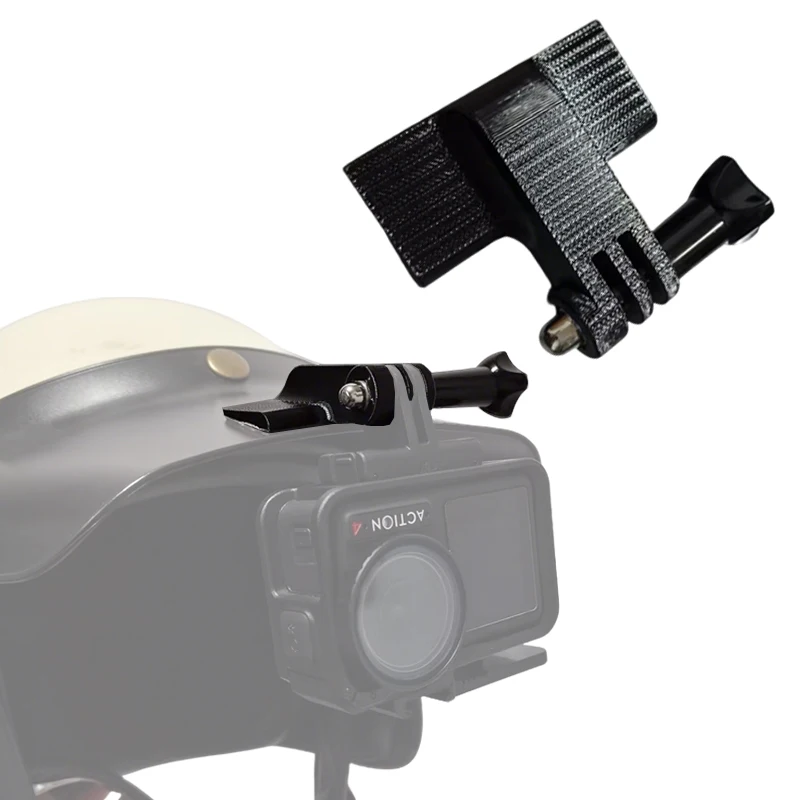 고프로/DJI 액션 카메라용 헬멧 바이저 마운트 어댑터 1세트 3D 프린팅 PETG 고정 베이스 오프로드/다운힐 헬멧 호환