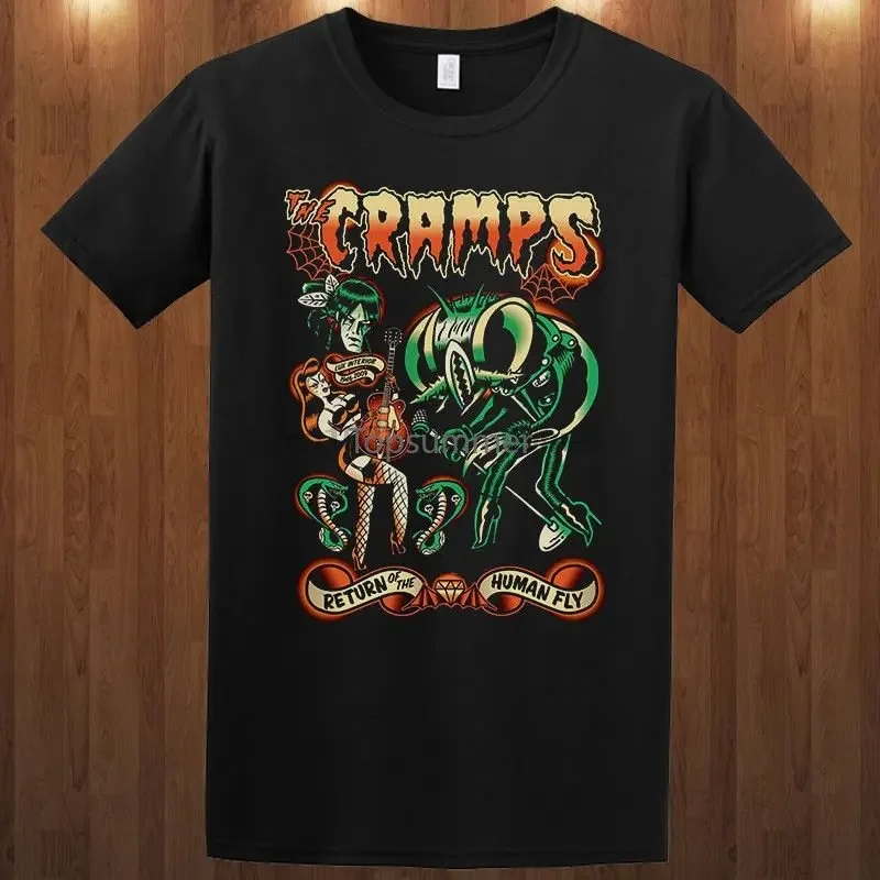 

The Cramps Tee T-Shirt Punk Rock Band Lux Interior S M L Xl 2Xl 3Xl