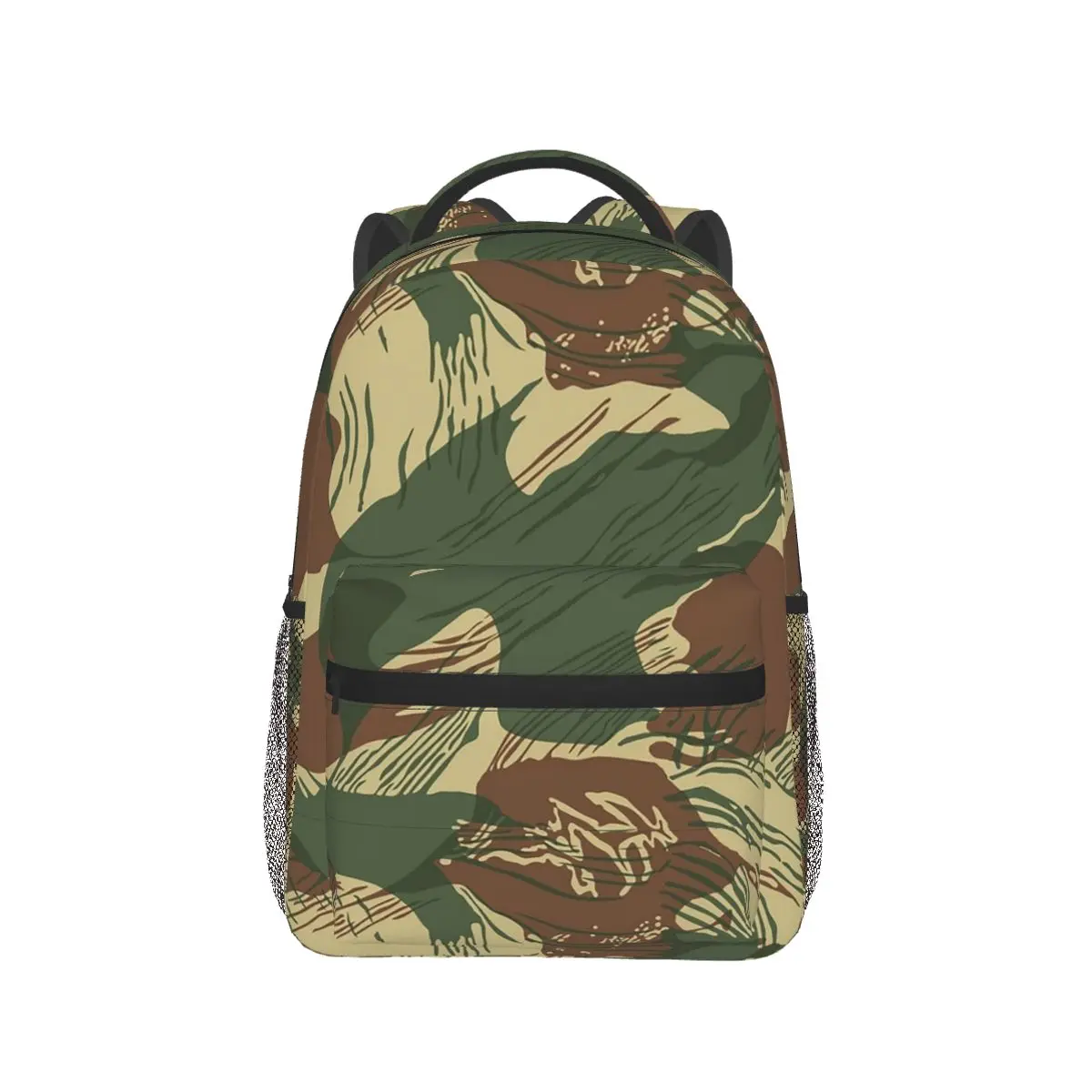 Rhodesian Brush Stroke Camouflage Backpacks Boys Girls Bookbag Children School Bags Kids Rucksack Shoulder Bag Large Capacity