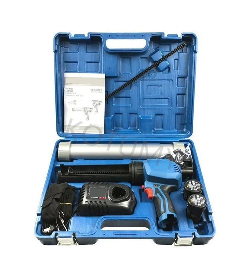 DCPJ12E Cordless Caulking Gun Even Extrusion Equipment For Auto Windshield Sealant Coating Body Seam Repair Maintenance