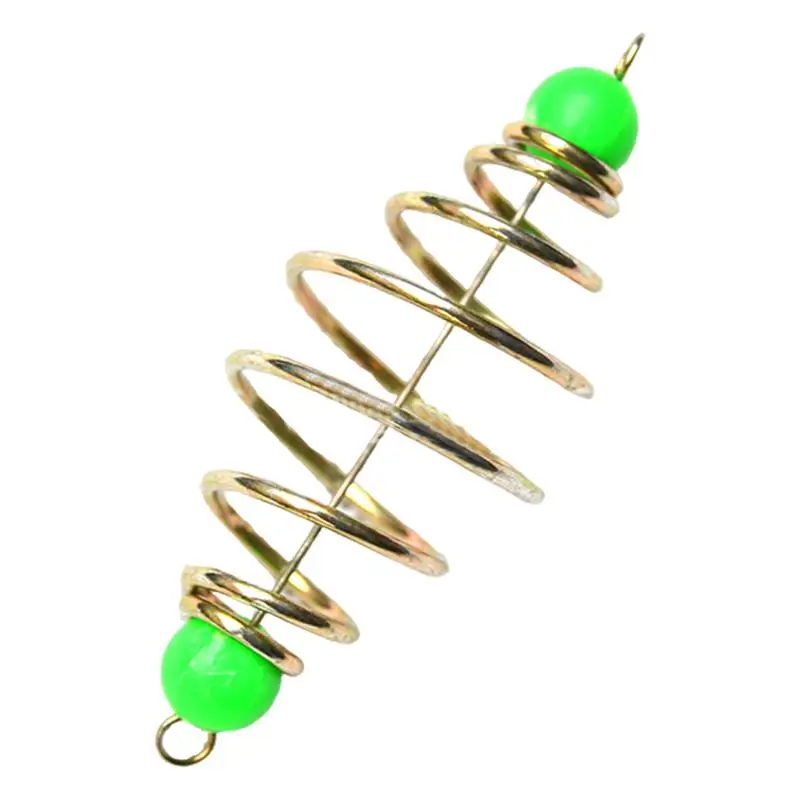 Carp Fishing Small Carp Fishing Hooks Spring Feeder Reusable Olive Shape Carp Lure Fish Accessories Bait Cage Holder For Fishing