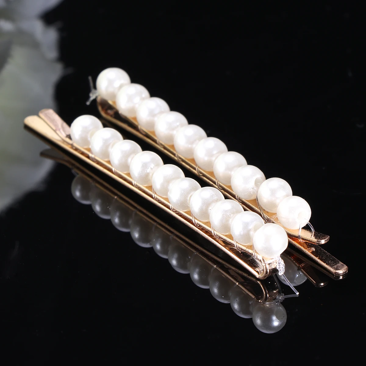 

2 Pcs Hairpin Clips Women Barrettes Fashion Party Accessories Girl Hair Clip Long Hair Clip Elegant Suitable Hairstyle