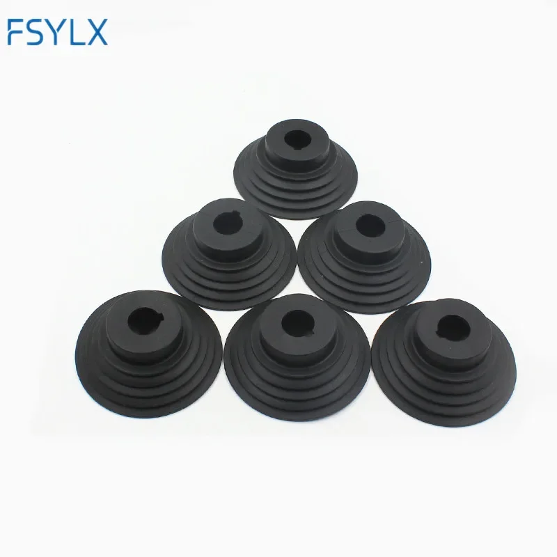 

FSYLX 6pcs HID LED Headlight Car Dust Cover Rubber Waterproof Dustproof Sealing Headlamp Cover Auto Accessories Retrofit Work