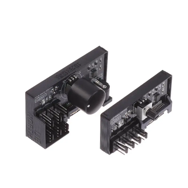 Contrôleur de vitesse de ventilateur PWM 1 pièce, alimentation SATA DC, régulateur de ventilateur 4 broches, régulateur de vitesse de ventilateur pour serveur NAS, contrôle de concentrateur de ventilateurs PWM 4 voies 6 voies