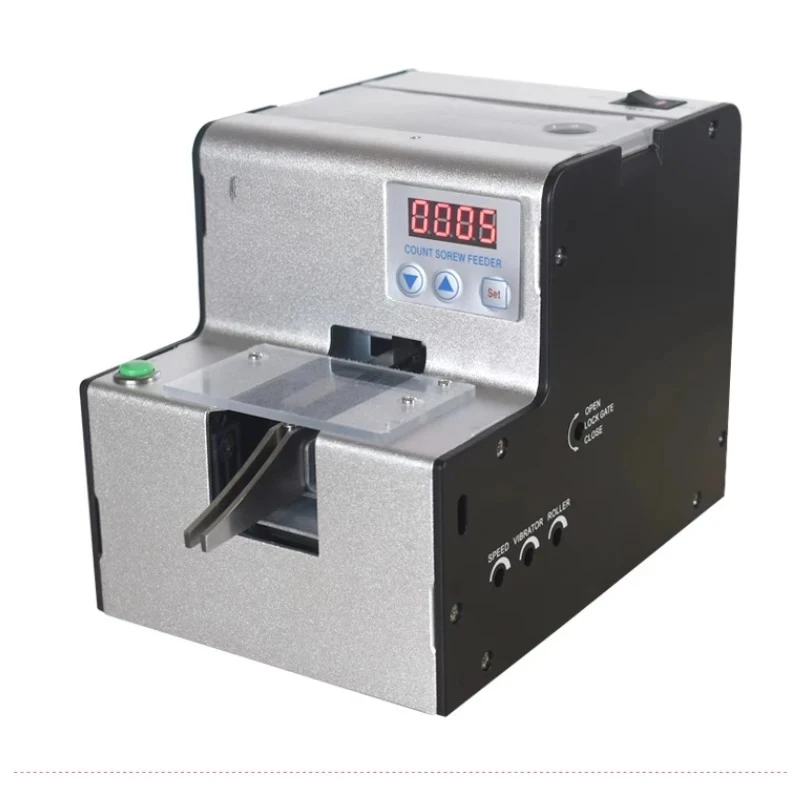 FA-590 Hardware Store Automatic Counting Screw Machine Screw Counter 1.0-5.0 Adjustable Rail Arrangement Counting Screws