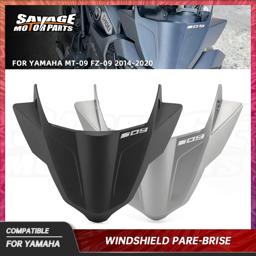

MT09 Windshield Windscreen Parabrisas For YAMAHA MT-09 FZ-09 2014-2020 Motorcycle Wind Deflectors Screen Wind Shield Accessories