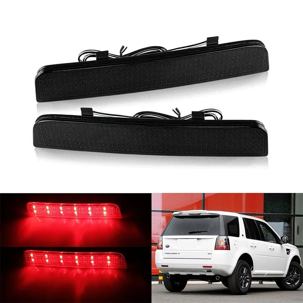For Land Rover Range Rover L322 Freelander 2 / LR2 Black Lens LED Rear Bumper Reflector Light w/ Brake Light/Parking Light