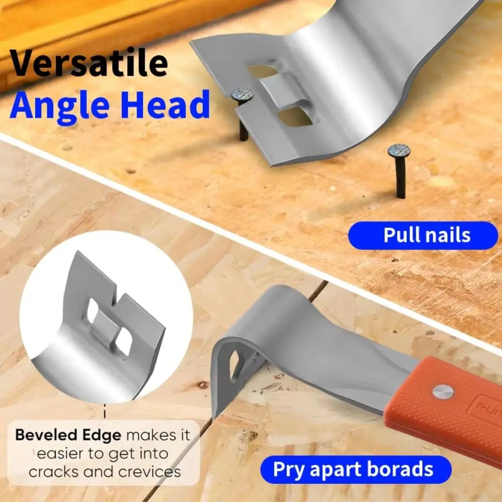 Con M4-M6 Presa esagonale Barre di leva in acciaio inossidabile Estrattore per chiodi Leve multifunzionali antiscivolo Trasparente Sclale Antiruggine
