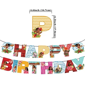 Moana Parti Teması Giydirme, Aksesuarlar, Figür, Anime, çizgi film, Cosplay Tamatoa Maui film Festivali, Balon afiş, Kaban de bolo, 2024 En çok satılan 12 pasta-moana-no. 8