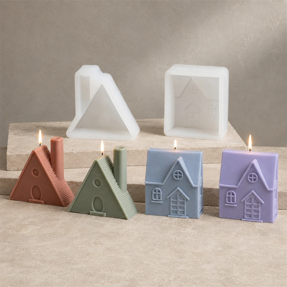 3D Ev Mum Kalıpları Kulübe Şek - Candle Making Set incelemesi ve fiyatı