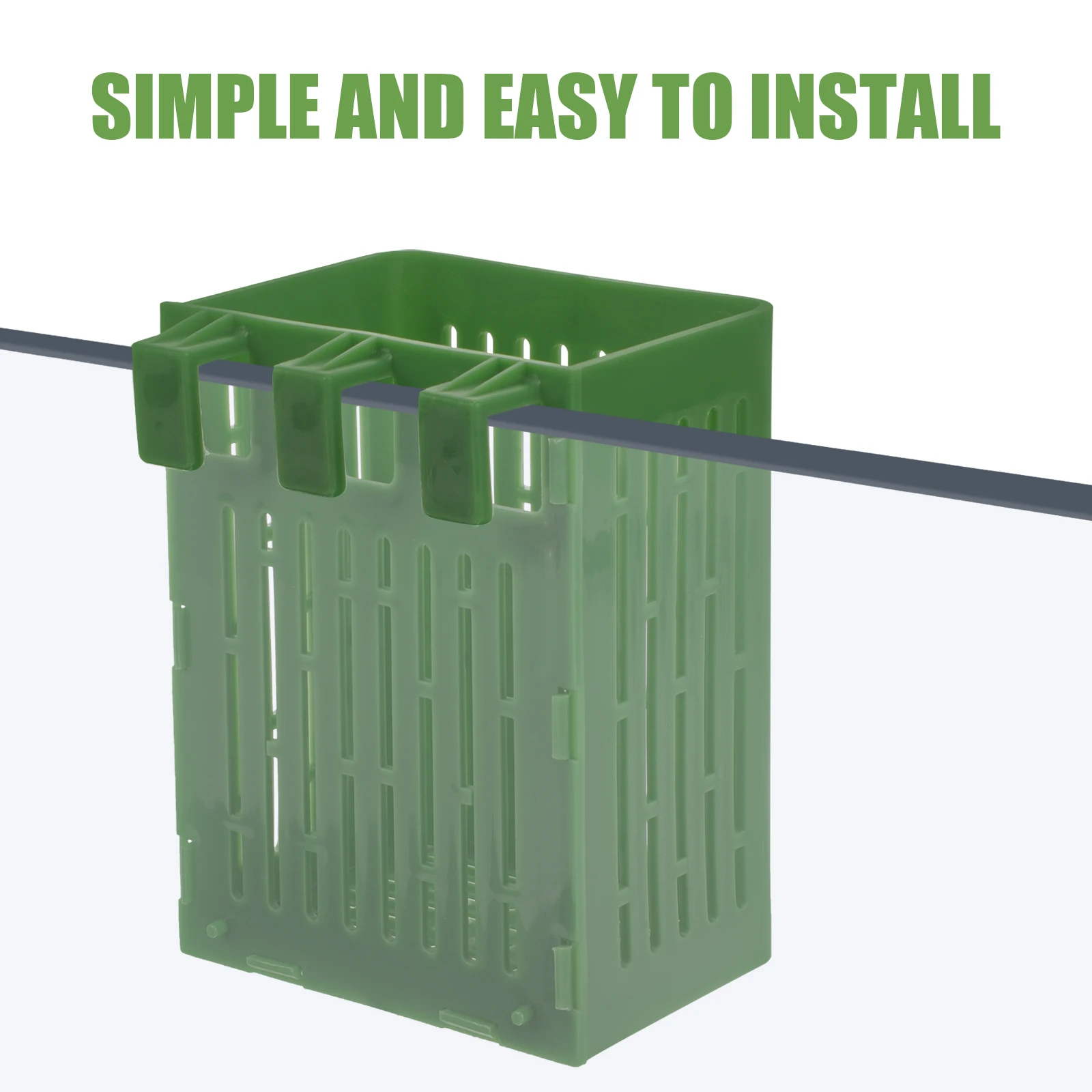 

2pcs Water Plant Basket Plastic Hydroponic Net Pots Mesh Cups For Aquarium Plants Fish Tank Accessories Hollow Design Durable