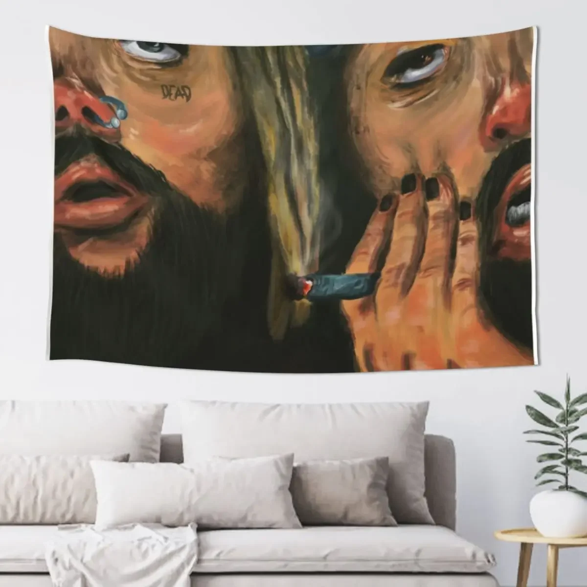 

$uicide Boys Painting Tapestry Outdoor Decoration Home Decorators Room Decoration Korean Style Tapestry