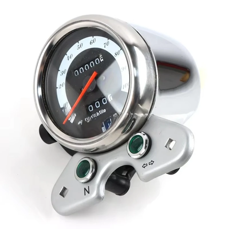 125 Cafe Racing CG 125 Vintage Parts Universal Motorcycle Dual Speed Meter Odometer Cluster Meter