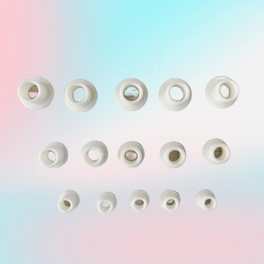 20pcs 99 Wear-Resistant Porcelain Eye Ceramic Stranding Machine Stranding Copper Textile Ceramic 95 Porcelain Beads