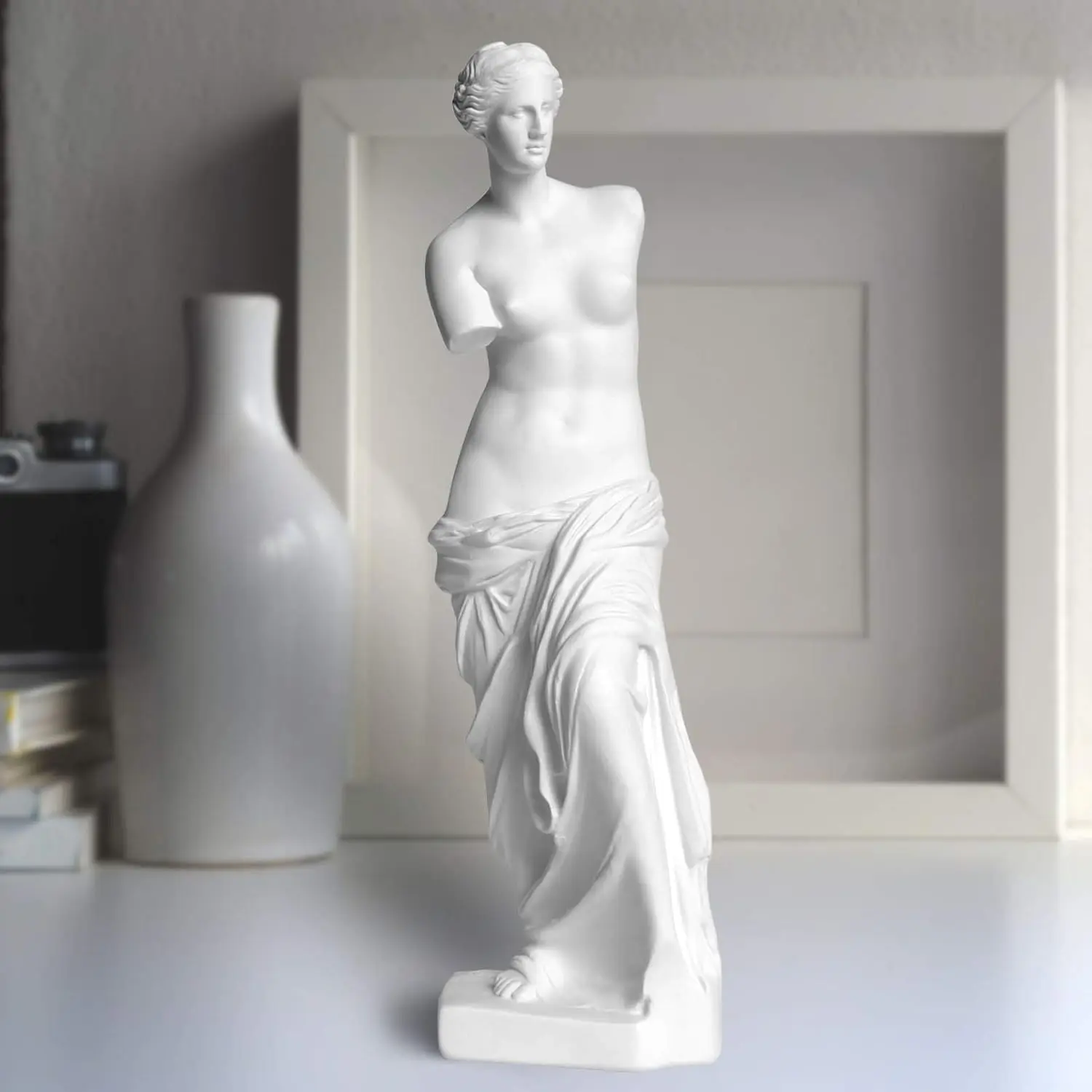 Estatua Griega de Venus de 11.02 Pulgadas, Busto Romano Clásico, Escultura de Mitología Griega para Decoración del Hogar