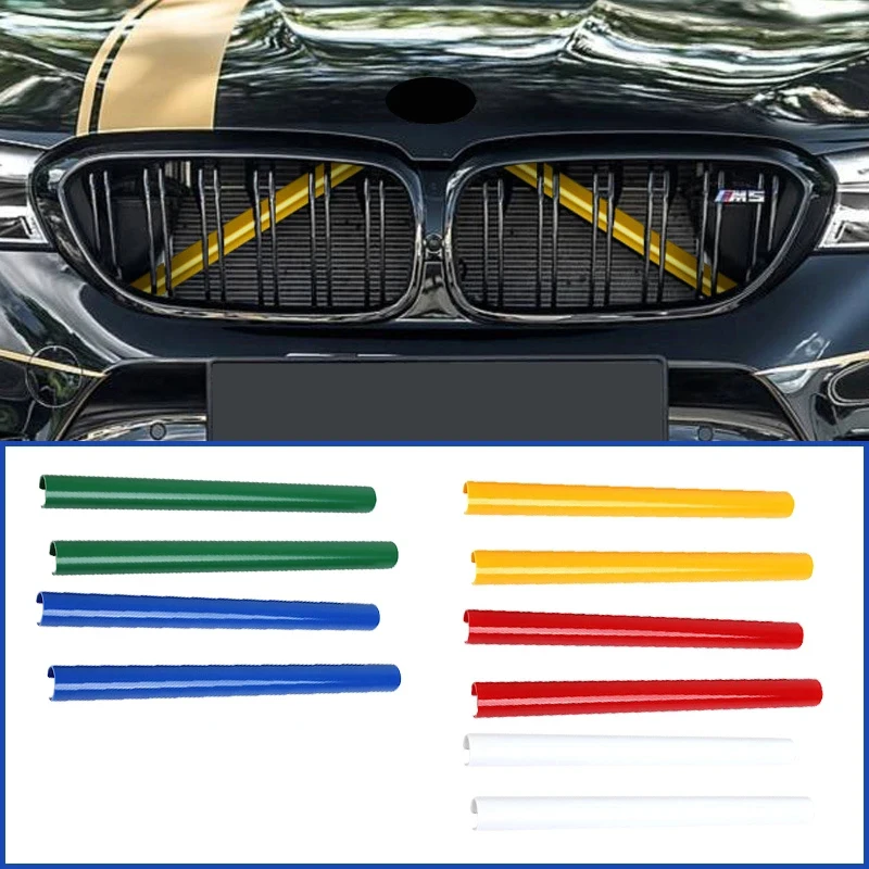 Car Front Grille Trim Strips For BMW F30 F31 F32 F33 F34 F36 F20 F21 F22 F23 G29 Car Styling Decoration Accessories