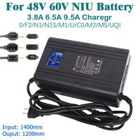 NIU Charger 48V 60V 10A 6A 3A Smart Charger With Display for TSC TC CU DU RU Umini