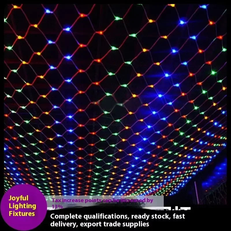 for LED String Lights Indoor Outdoor Christmas Net Lights IP44 Waterproof Battery Powered PVC Material Dimmable 50000 Hours