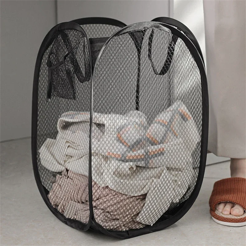 

Laundry Basket Dirty Clothes Basket Storage Basket Nordic Clothes Bunch Mouth Toys Storage Washing Househ