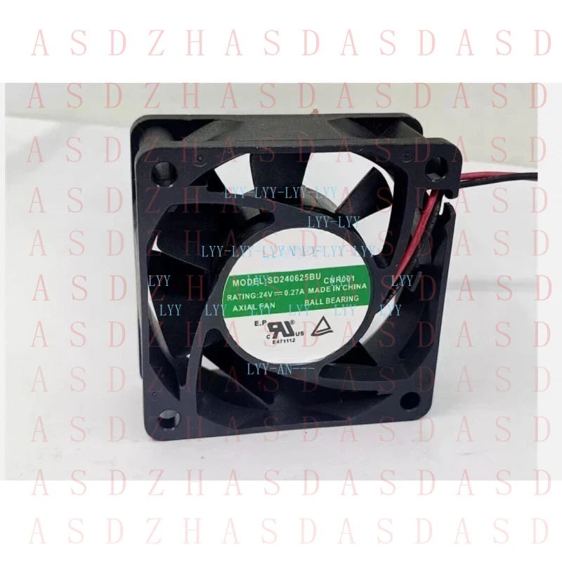 Z  FOR  SJ SD240625BU 24V 0.27A 6CM 6025 2-wire dual ball inverter cooling fan