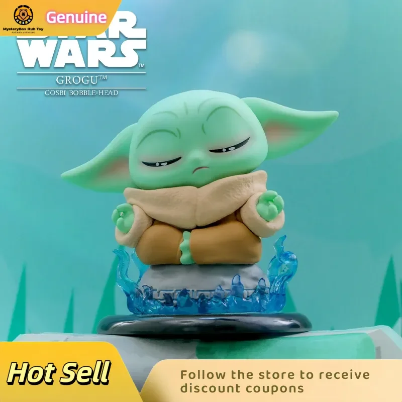 

New Genuine Hot Toys Star Wars Blind Box Grogu Cosbi Mini Trendy Play Collectible Doll Garage Desktop Ornament Trendy Toy Gifts