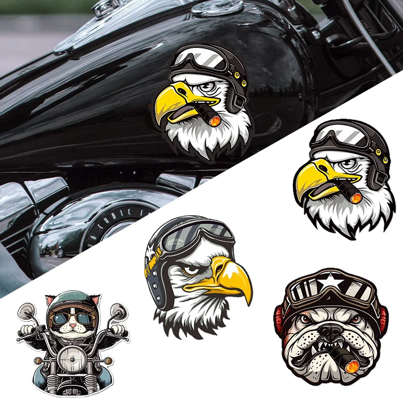 

Retro Vintage Car Stickers High-Definition Motorcycle Stickers Stylish PVC Helmet Waterproof Vinyl Sticker ﻿Motor Accessories