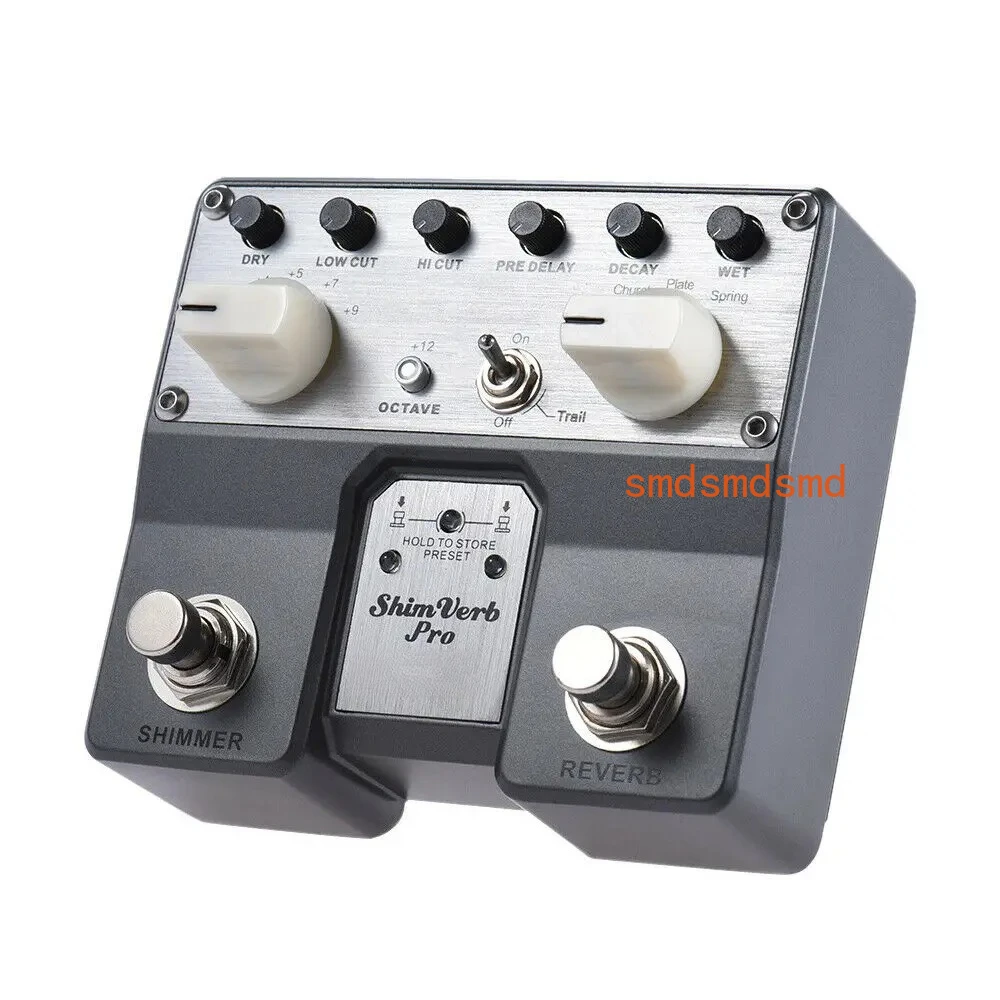 

Педаль Mooer, аксессуары для гитары, электрогитары Shimverb Pro Trv1, цифровая реверберация, педаль эффектов для гитары с эффектом мерцания