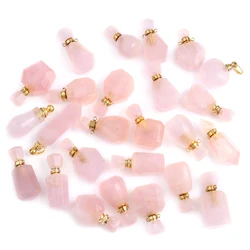 2Pcs Random Essential Oil Perfume Bottle Pendant For Jewlry Making DIY Necklace Accessory Wholesale