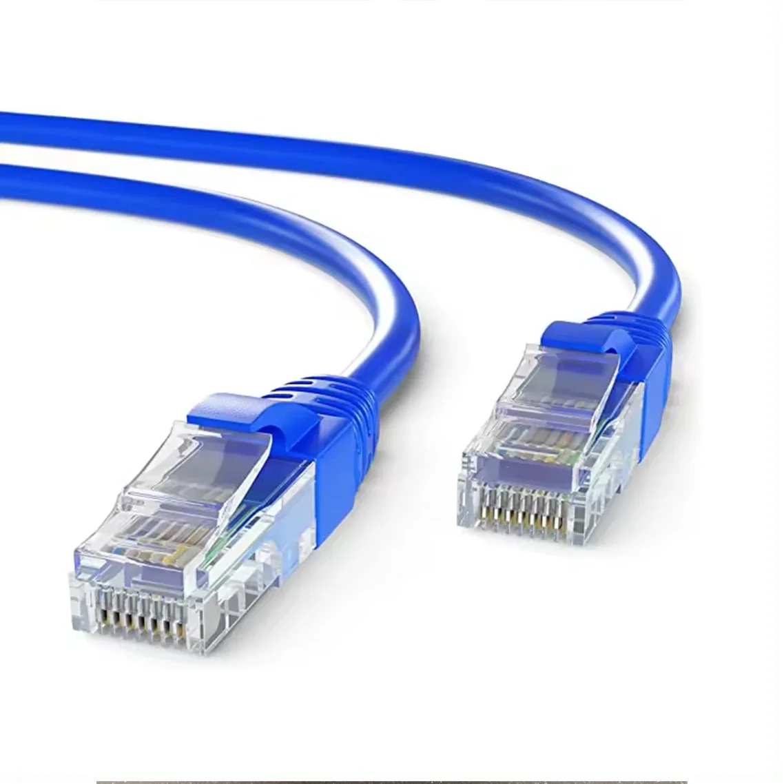 RJ45 Ethernet cable oxygen free copper gold-plated plug PVC material suitable for connecting LED control cards and LED display