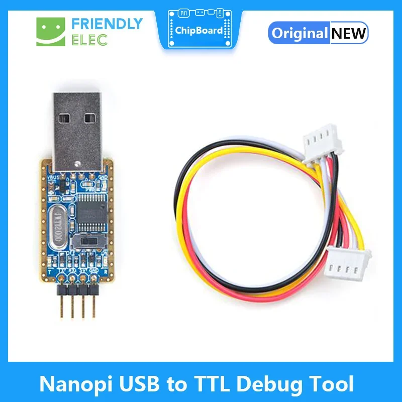 

Инструмент для отладки для последовательного кабеля Nanopi USB-TTL Отладка/консольного кабеля