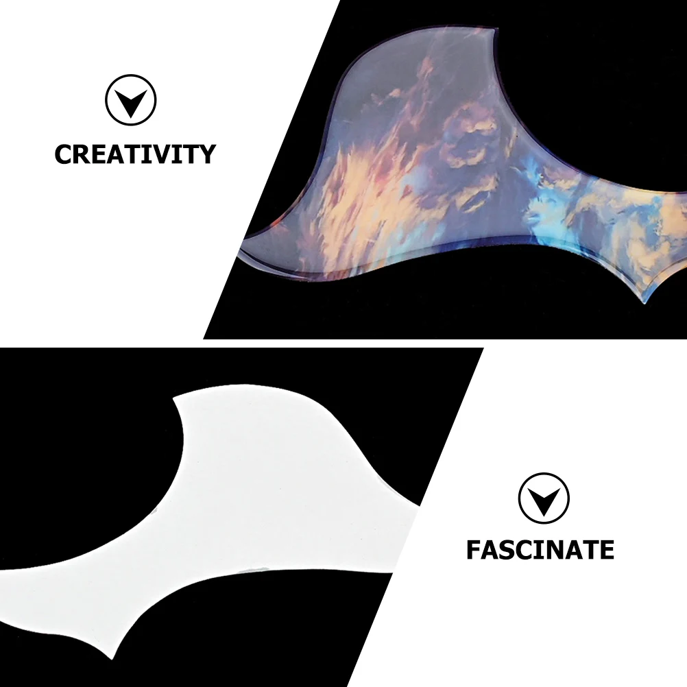 

Thickened Guitar Anti-Scratch Impact Resistant Protective Plate Durable Decorative Design For Acoustic Electric Guitar