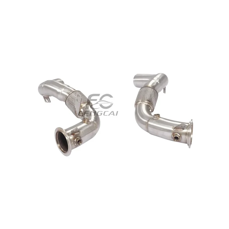 Custom Performance Exhaust Perfectly Compatible X5M X6M F85 F86 4.4T 2015-2019 Catalytic Downpipe
