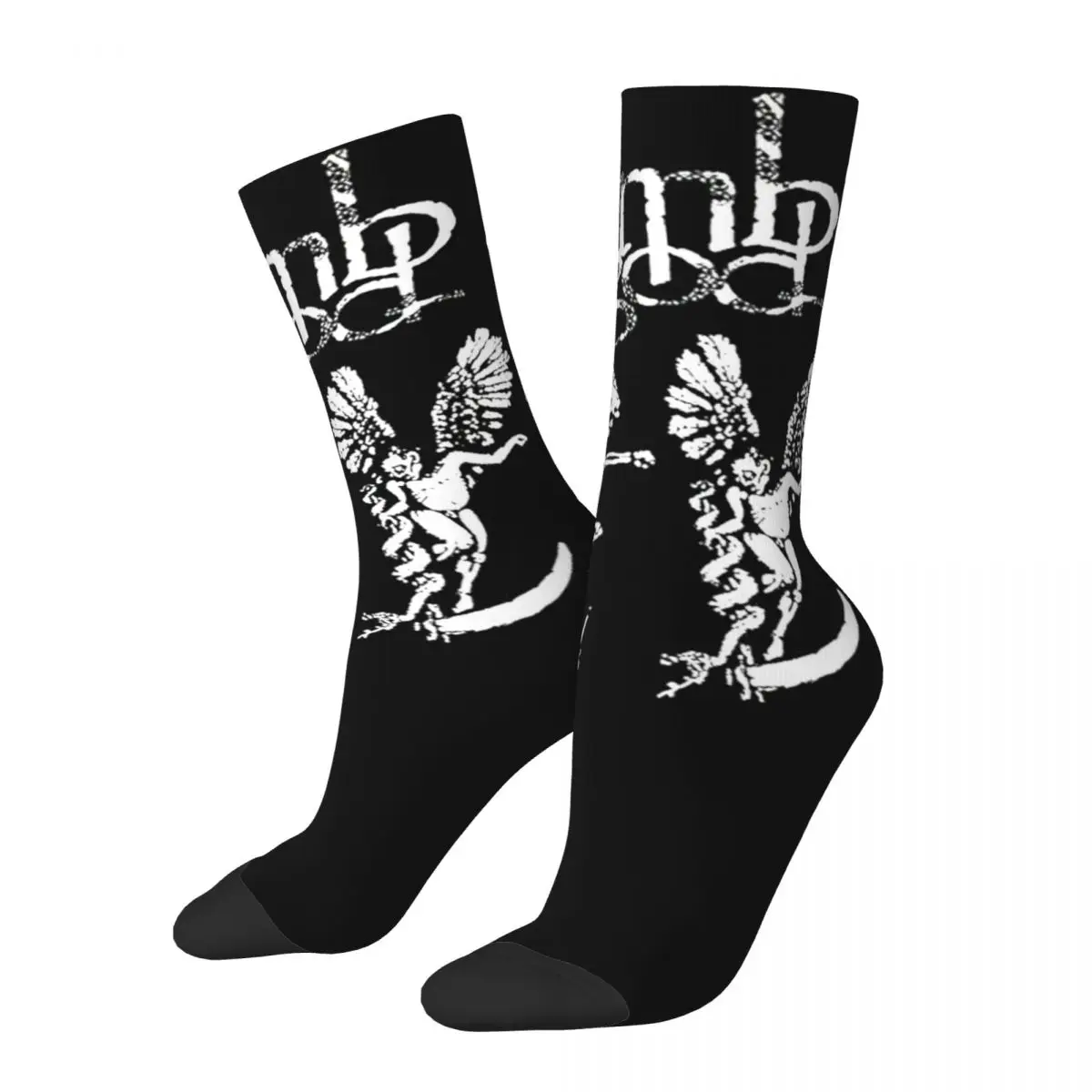 

Lamb Of God Metal Band Design Socks Merch for Female Male Cozy Dress Socks