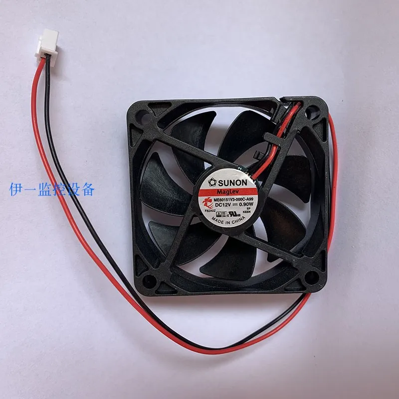 

HA60151V4-000C-999 New For SUNON 6015 12V 0.90W 6CM low noise level quiet Silent maglev cooling Fan