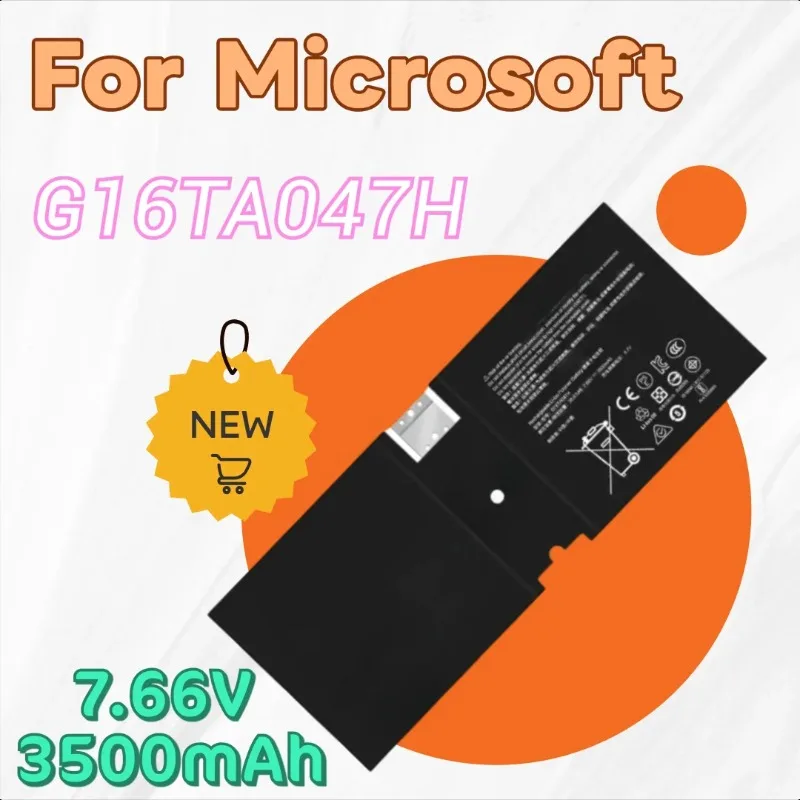 

NEW 7.66V 3500mAh Replacement Battery DYNU01 G16TA047H for Microsoft Surface Go 2 1901/1926 Laptop Battery