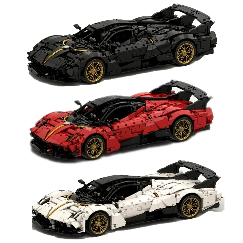 

R EVO MOC-226657 Super Sports Car 1:8 Scale Building Block Toy Racing Model 4839 Pieces Children's Christmas Gift New Year Toy