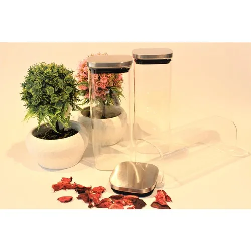 Perotti Gracia Glass Jar With Lid 1250 ml.