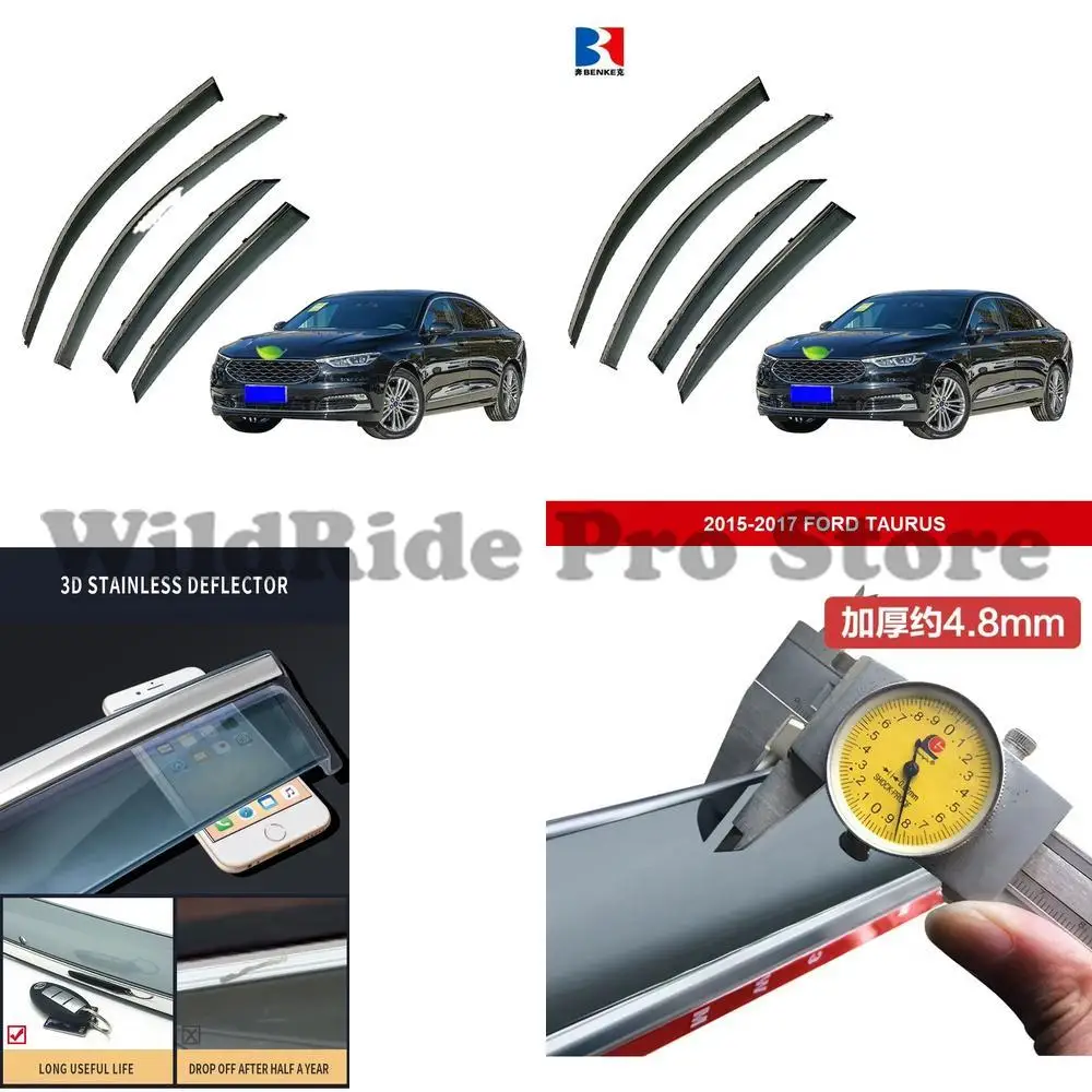 1 set For Ford Taurus door sun visor window sunshade windshield air deflector