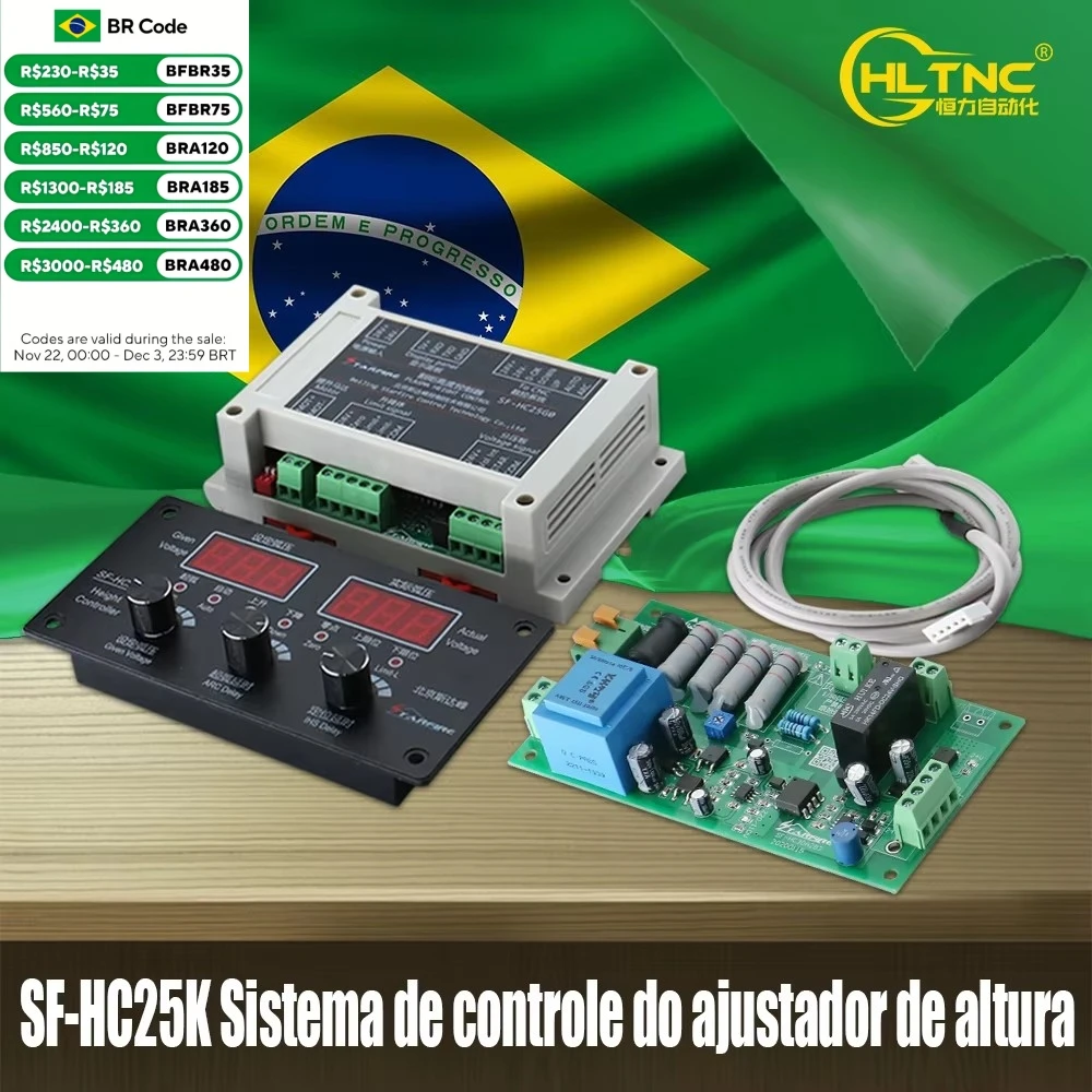 Brazil Shipped CNC THC Plasma Cutting Torch Height Controller THC Lifter SF-HC25K Plasma Controller