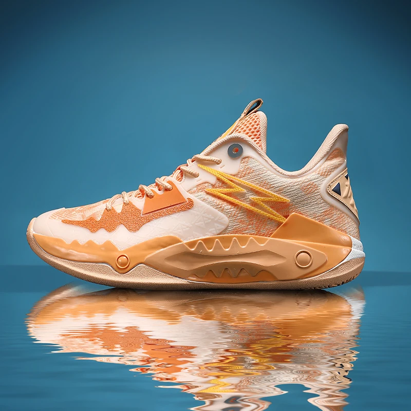 

Мужские баскетбольные кроссовки, дышащие амортизирующие кроссовки с сеткой, ударопрочные амортизирующие женские баскетбольные ботинки, мужские