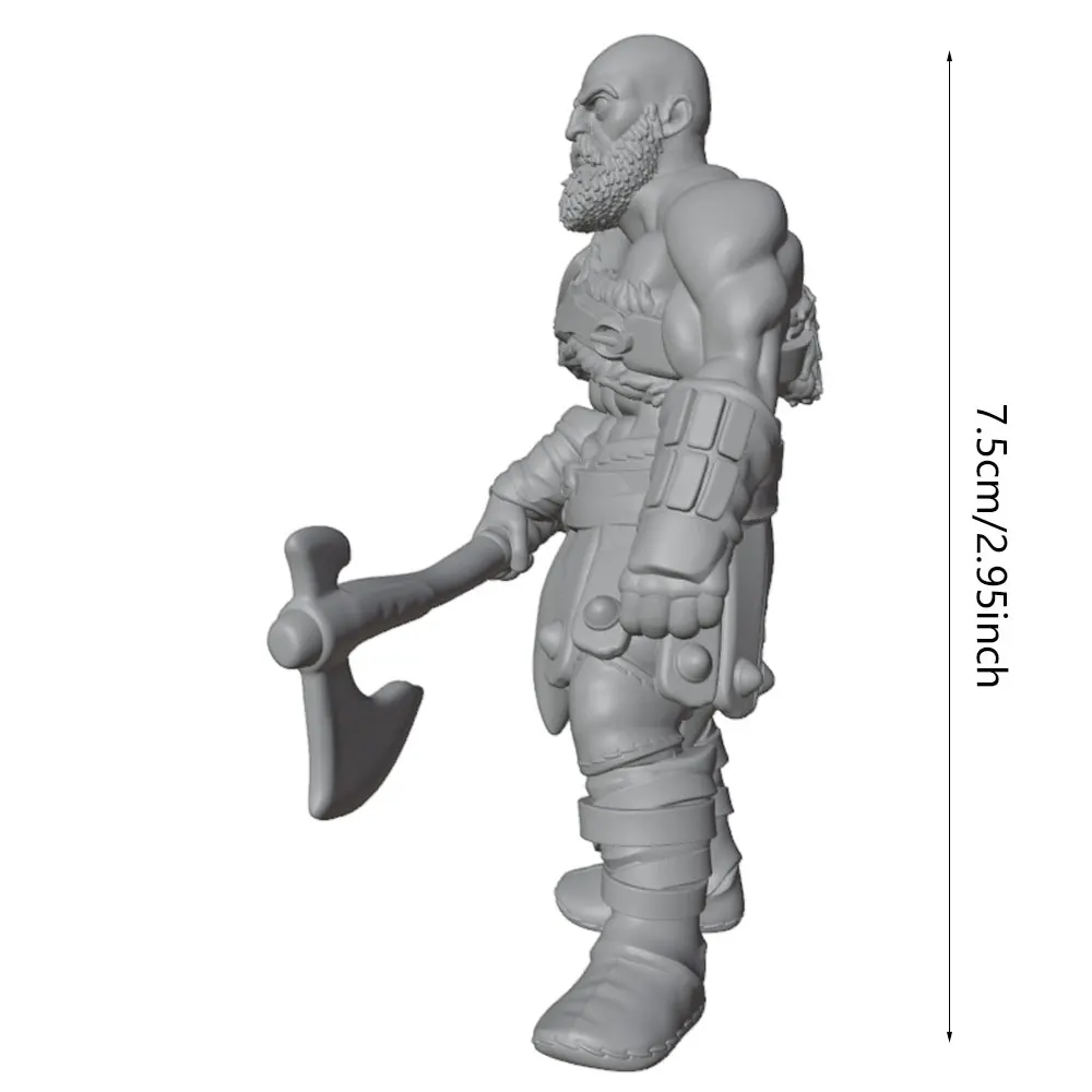 Figuras de resina sin pintar 75mm para pintar y coleccionar