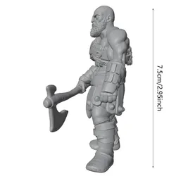 Figuras de resina sin pintar 75mm para pintar y coleccionar