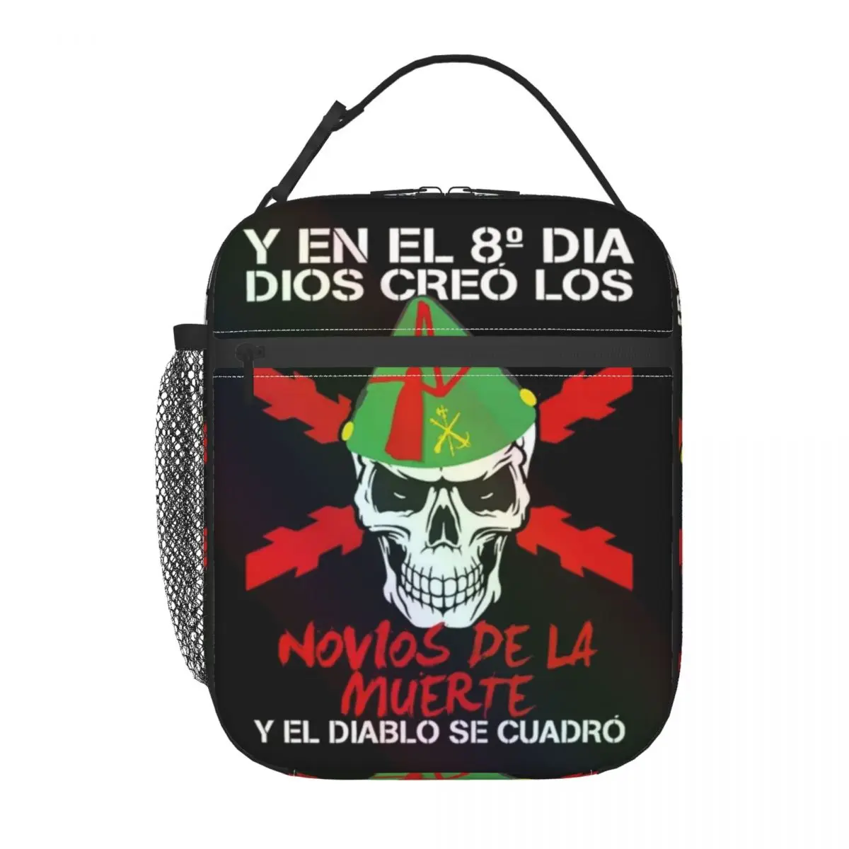 Custom Spanish Legion Lunch Bag Women Thermal Cooler Insulated Lunch Box for Kids School Children