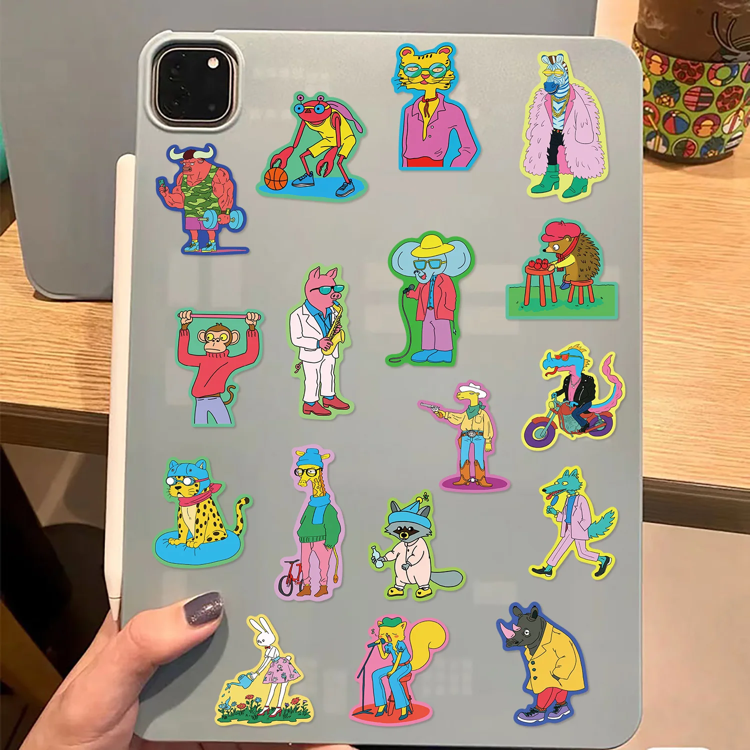50Pcs Cartoon Colorful Animal - Meal Prep Notebook ulasan dan harga