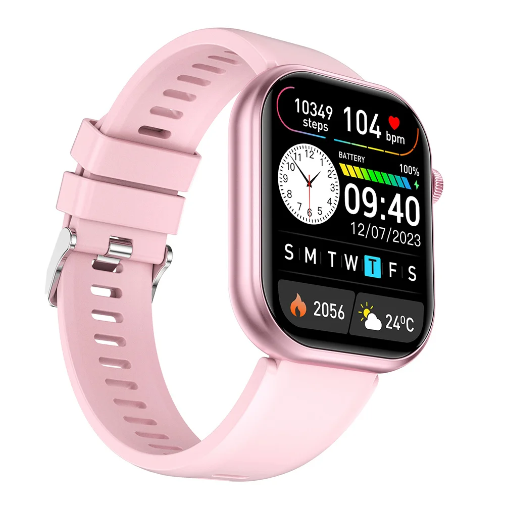 

Sports Monitoring Smartwatch Large Screen Fitness Tracker Real- Heart Rate Monitoring Call Notification Outdoor Sport