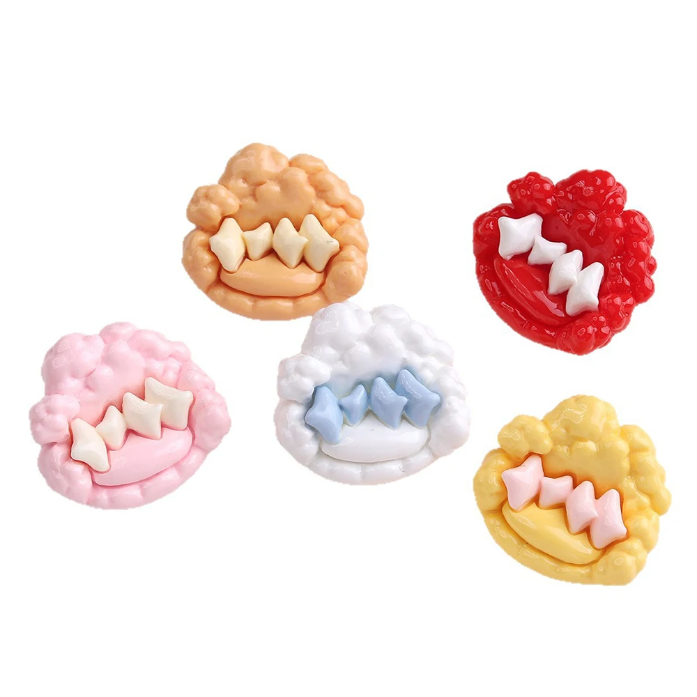 2PCS 33x23x21mm 소파 시리즈 머리핀 Scrapbooking을위한 소형 플랫 백 수지 카보 숑 DIY 홈 장식 공예 액세서리