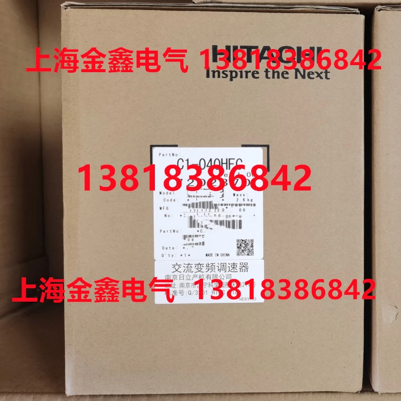 Новый оригинальный инвертор Hitachi HITACHI C1-040HFC2 заменяет WJ200-040HFC-M на складе